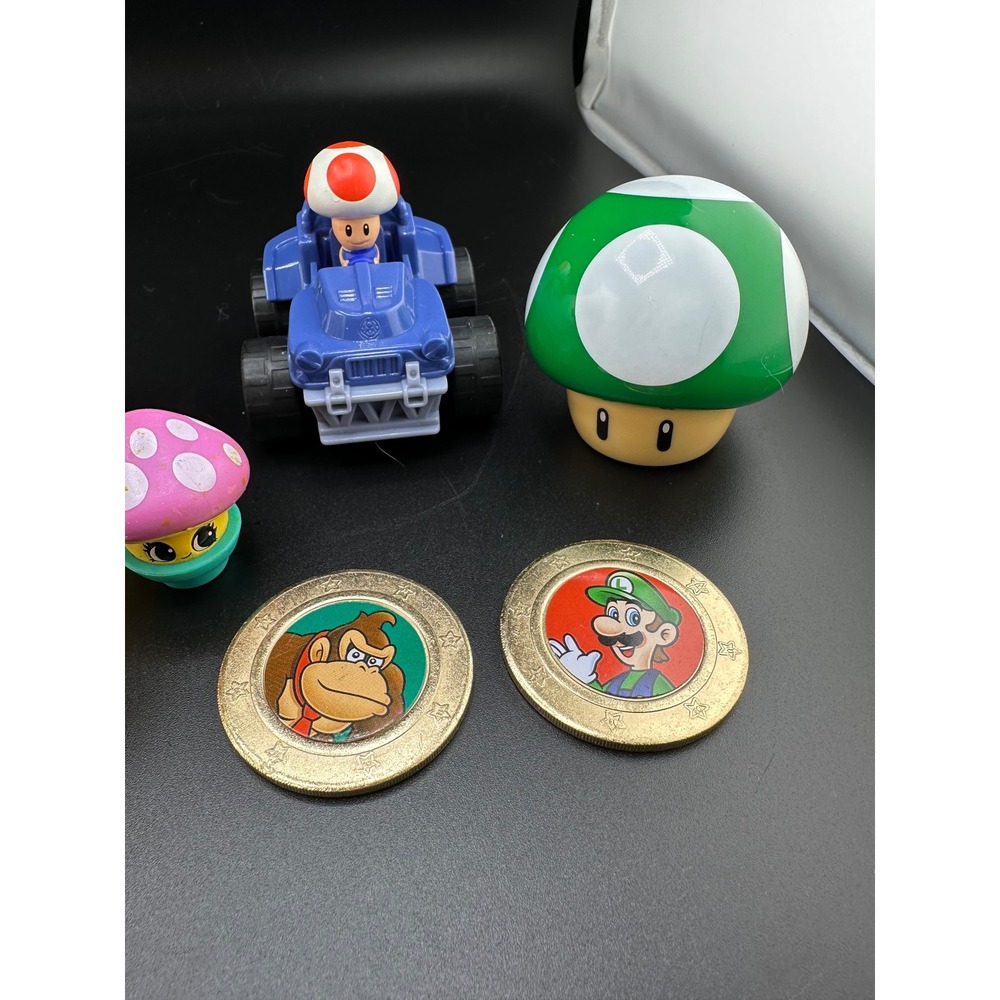 Super Mario Bros Toy Lot Bowser Toad Kart Green Mushroom Goomba Luigi Nintendo - Picture 2 of 8